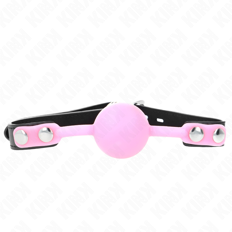 KINK - LUMINOUS SILICONE BALL 4 CM GAG 60 x 2 CM - NOCTURNA DESIRES