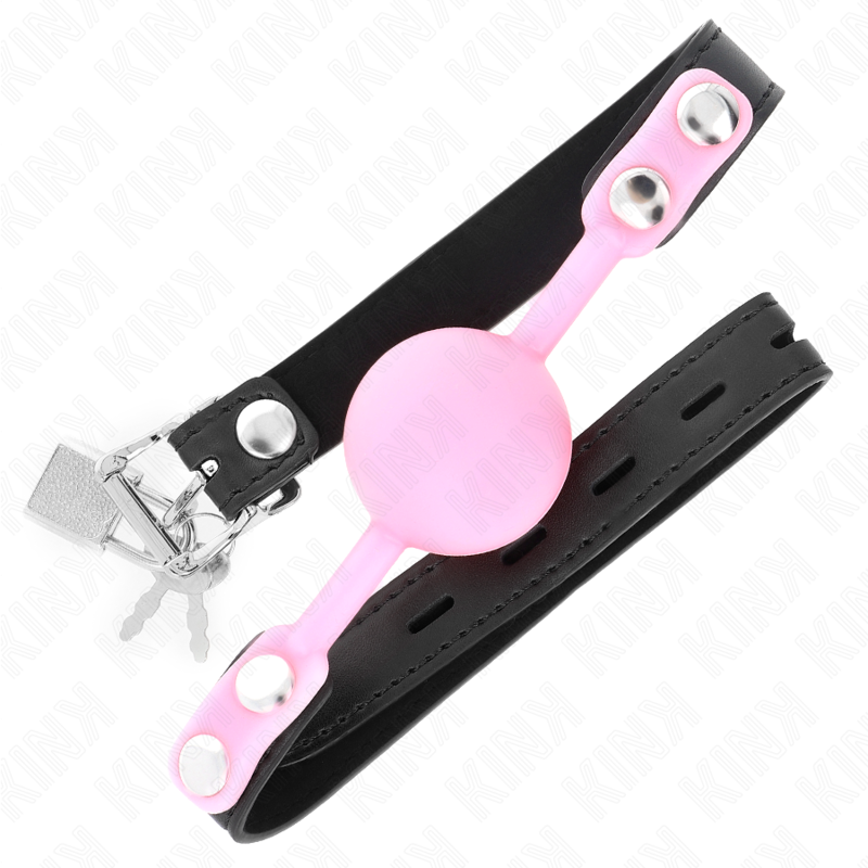 KINK - LUMINOUS SILICONE BALL 4 CM GAG 60 x 2 CM - NOCTURNA DESIRES