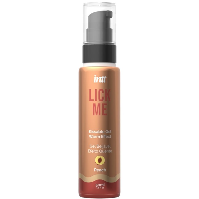 INTT - LICK ME PEACH EDIBLE GEL HEAT EFFECT - NOCTURNA DESIRES