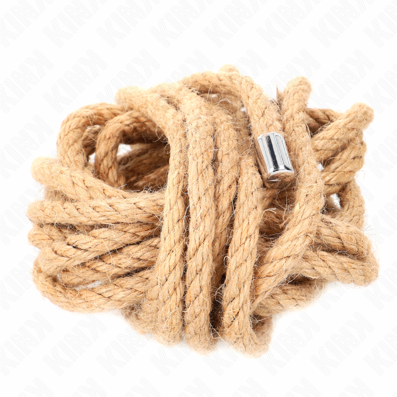 KINK - HEMP ROPE WITH METAL HEAD 5 METER - NOCTURNA DESIRES