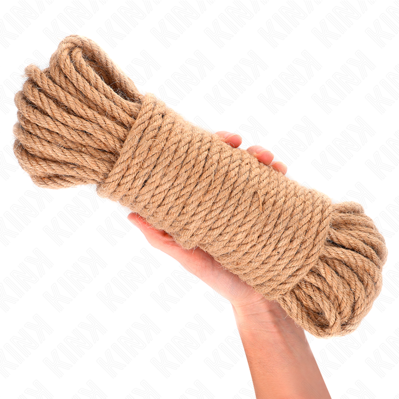KINK - HEMP ROPE WITH METAL HEAD 20 METER - NOCTURNA DESIRES