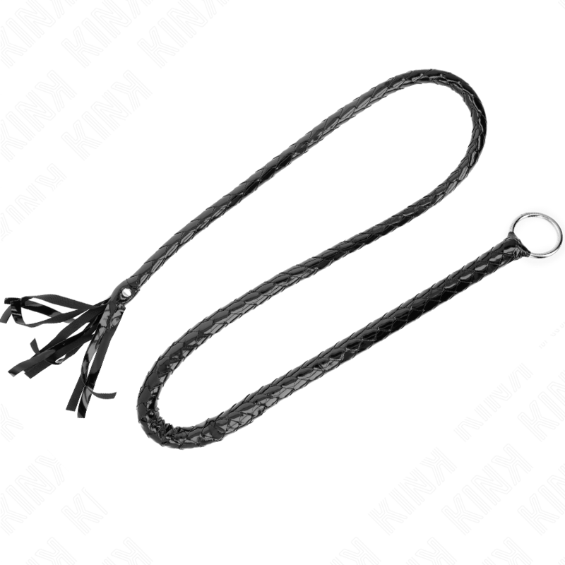 KINK - LONG SHINY PVC WHIP 138 CM - NOCTURNA DESIRES