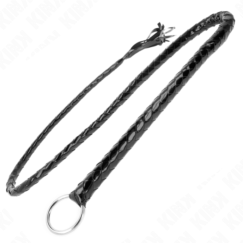 KINK - LONG SHINY PVC WHIP 138 CM - NOCTURNA DESIRES