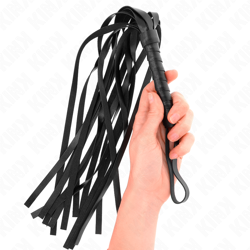 KINK - SIMPLE BLACK WHIP 45 CM - NOCTURNA DESIRES