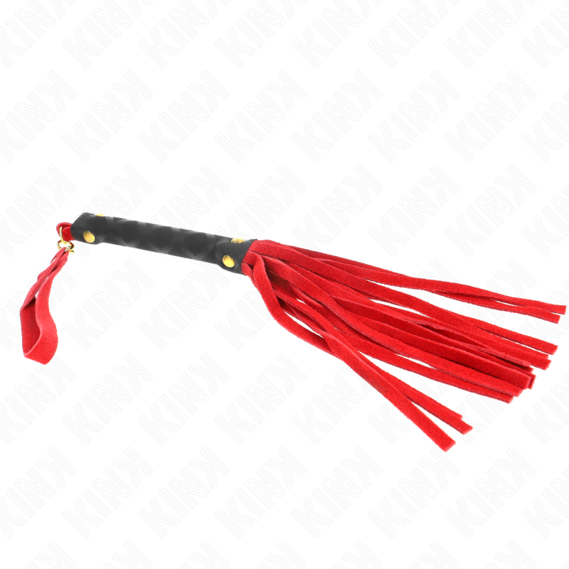 KINK - RED SUEDE MINI WHIP 30 CM - NOCTURNA DESIRES