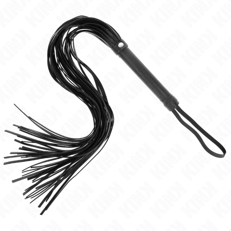 KINK - BLACK SOFT PVC WHIP 70 CM - NOCTURNA DESIRES