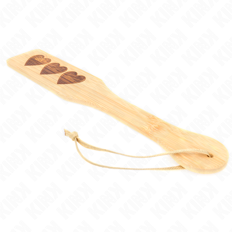 KINK - BAMBOO PALLET HEART DESIGN 32 X 5.5 CM - NOCTURNA DESIRES