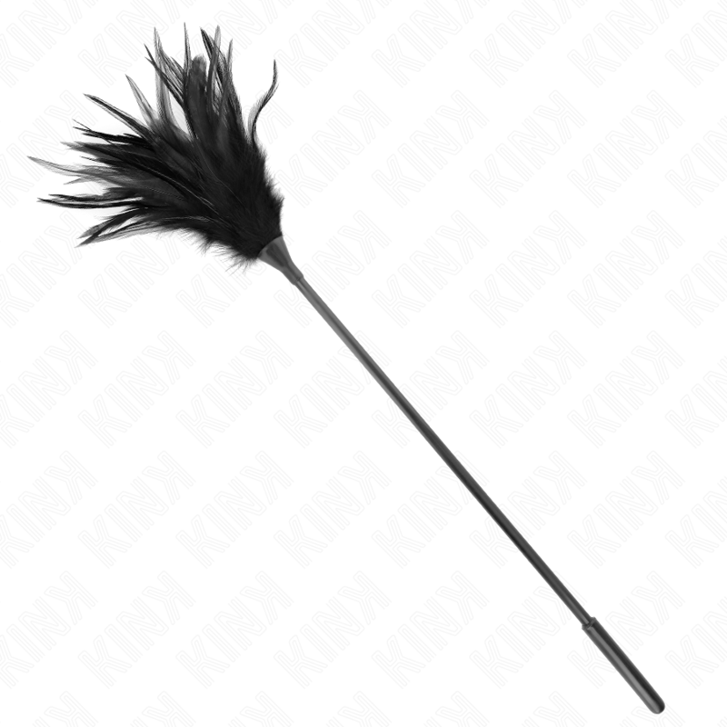 KINK - MULTIPLE BLACK TICKLE FEATHERS 45 CM - NOCTURNA DESIRES