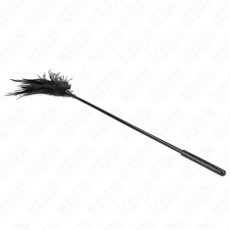 KINK - MULTIPLE BLACK TICKLE FEATHERS 45 CM - NOCTURNA DESIRES