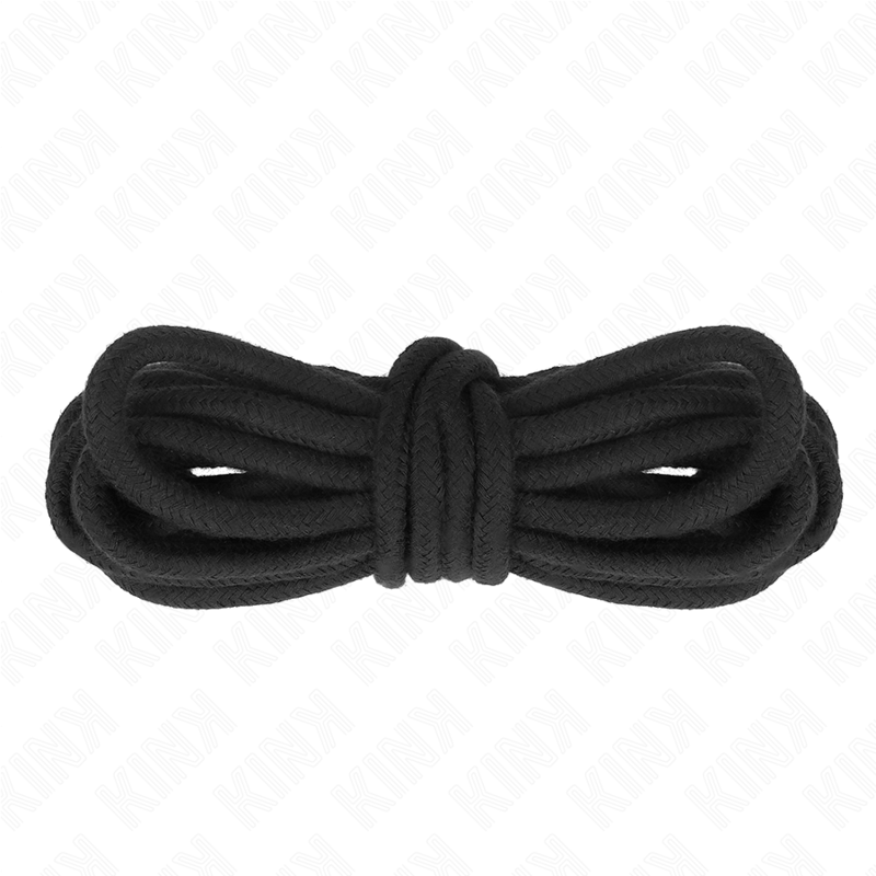 KINK - COTTON ROPE 10 METER BLACK - NOCTURNA DESIRES