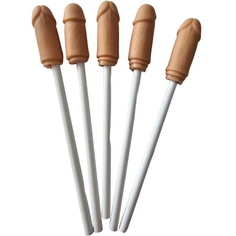 DIABLO PICANTE - 5 PENCILS WITH NATURAL PENIS TIP - NOCTURNA DESIRES