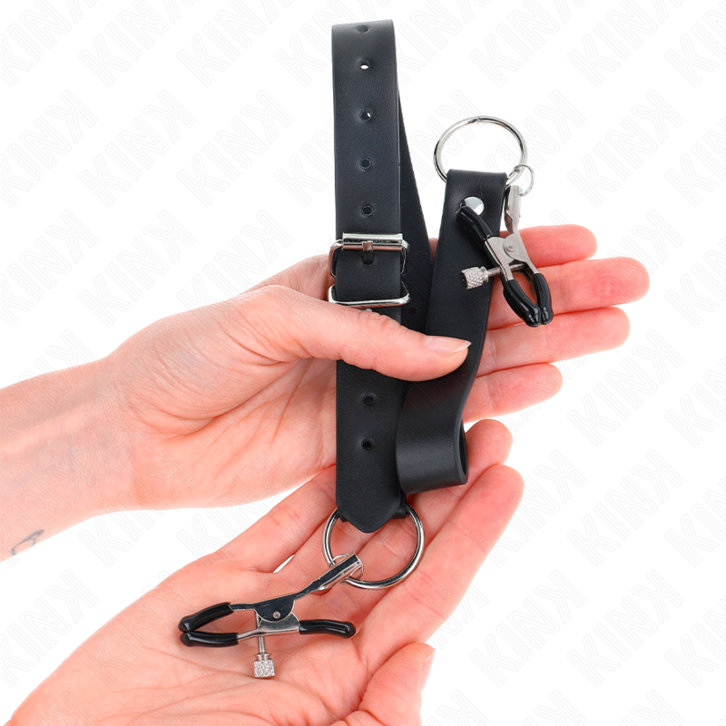 KINK - 4 CLIT CLAMPS ADJUSTABLE 34-48 CM - NOCTURNA DESIRES