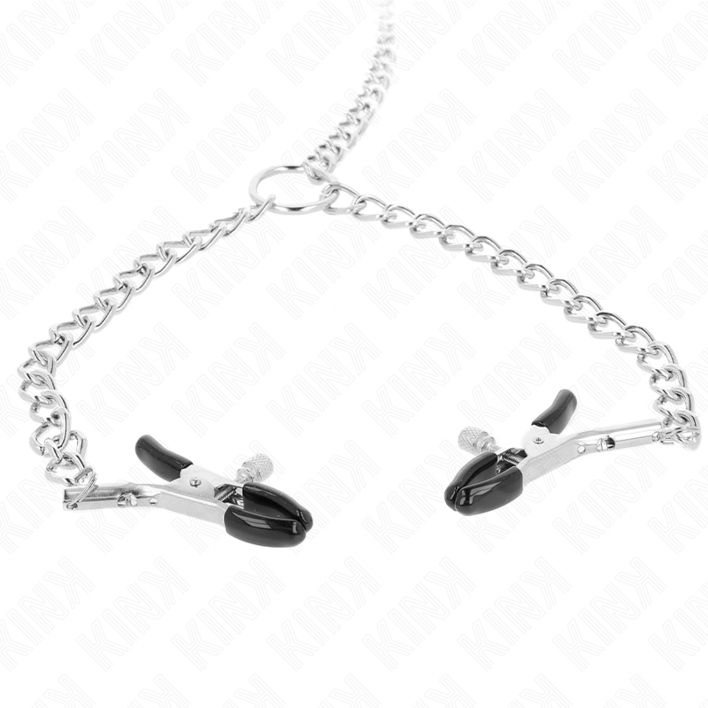 KINK - 4 CHAIN NIPPLE CLAMPS 32 CM WITH LITTLE CHAINS 14 CM - NOCTURNA DESIRES
