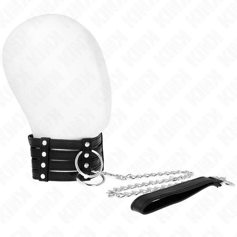 KINK - NECKLACE WITH BELT 65 CM SUB STYLE ADJUSTABLE 35-51 CM X 7 CM - NOCTURNA DESIRES