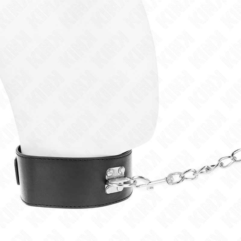 KINK - BASIC MODEL COLLAR WITH LEASH 65 CM MODEL 0 - NOCTURNA DESIRES