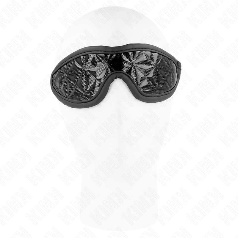 KINK - BLACK DIAMOND PATTERN HEADBAND 20.5 x 6 CM - NOCTURNA DESIRES