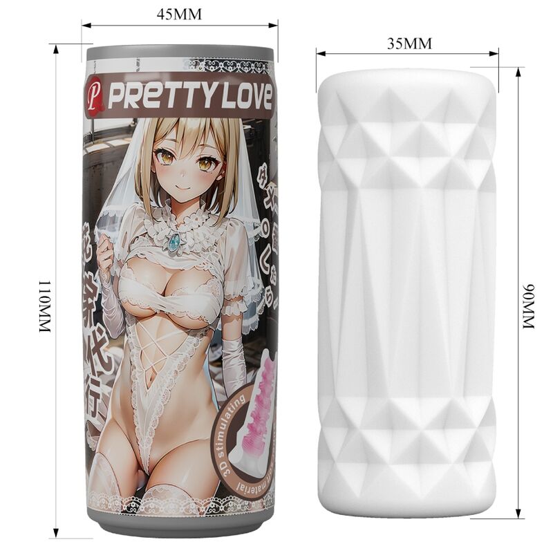 PRETTY LOVE - MALE MASTURBATOR CAN MODEL 1 - NOCTURNA DESIRES