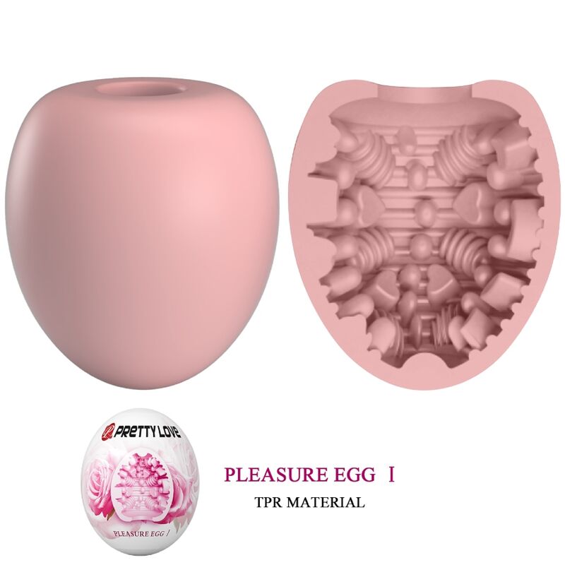 PRETTY LOVE - MALE MASTURBATOR EGG PINK - NOCTURNA DESIRES