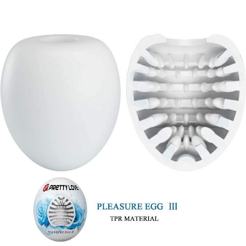 PRETTY LOVE - MALE MASTURBATOR EGG WHITE - NOCTURNA DESIRES