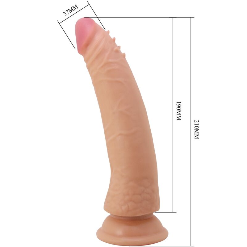 PRETTY LOVE - KABLE SUPER REALISTIC PENIS 21 CM FLESH MODEL 2 - NOCTURNA DESIRES