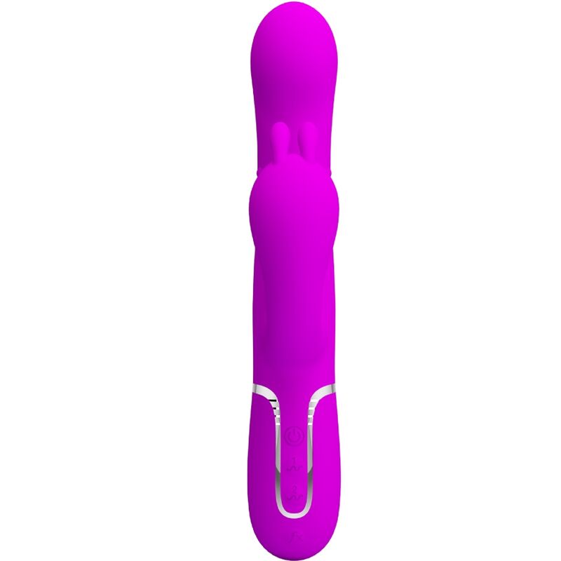 PRETTY LOVE - CAMMY TRIPLE VIBRATOR MULTIFUNCTION 4 IN 1 PINK - NOCTURNA DESIRES