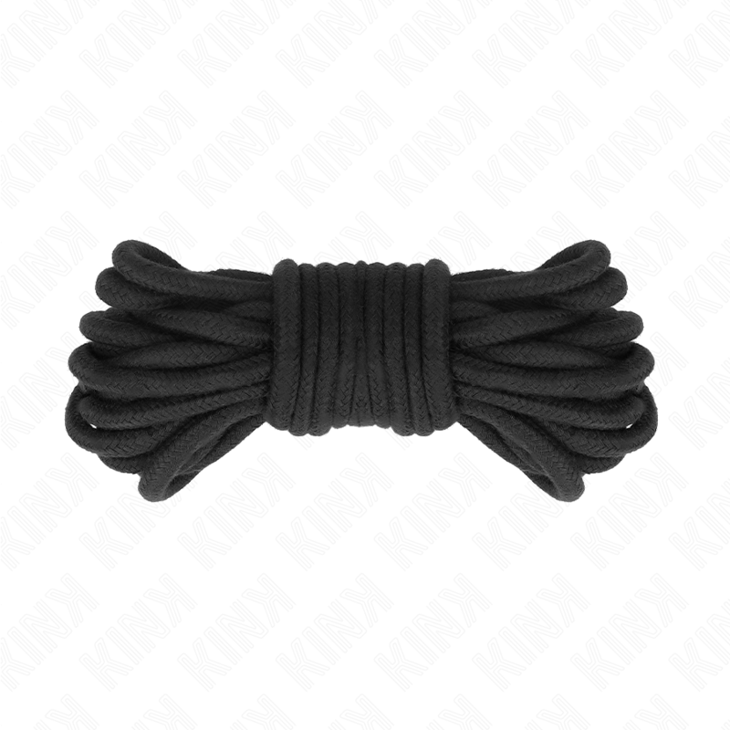 KINK - COTTON ROPE 5 METER BLACK - NOCTURNA DESIRES