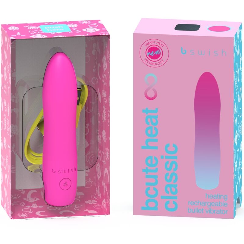 B SWISH - BCUTE INFINITE HEAT CLASSIC HEATABLE VIBRATOR PINK - NOCTURNA DESIRES