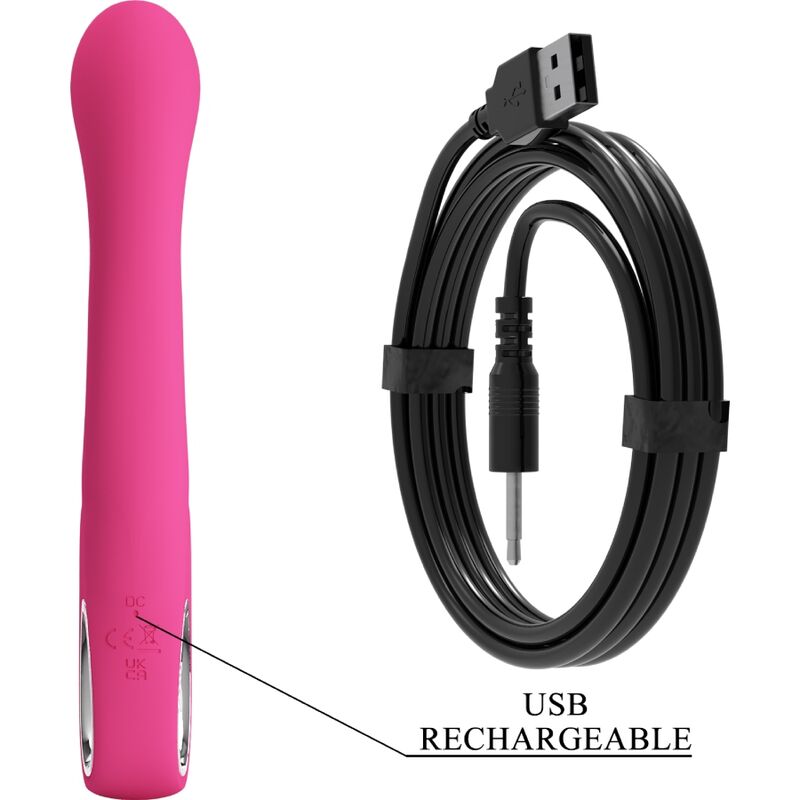 PRETTY LOVE - NOVAK RABBIT VIBRATOR 12 VIBRATIONS PINK - NOCTURNA DESIRES