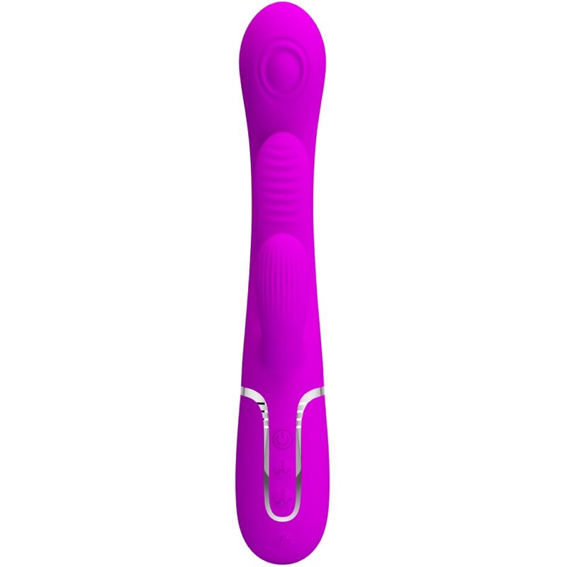 PRETTY LOVE - SHANIA TRIPLE RABBIT VIBRATOR MULTIFUNCTION PINK - NOCTURNA DESIRES