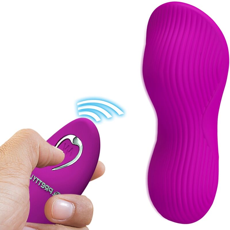 PRETTY LOVE - ROMARIO LAY-ON CLITORIS STIMULATOR REMOTE CONTROL PINK - NOCTURNA DESIRES