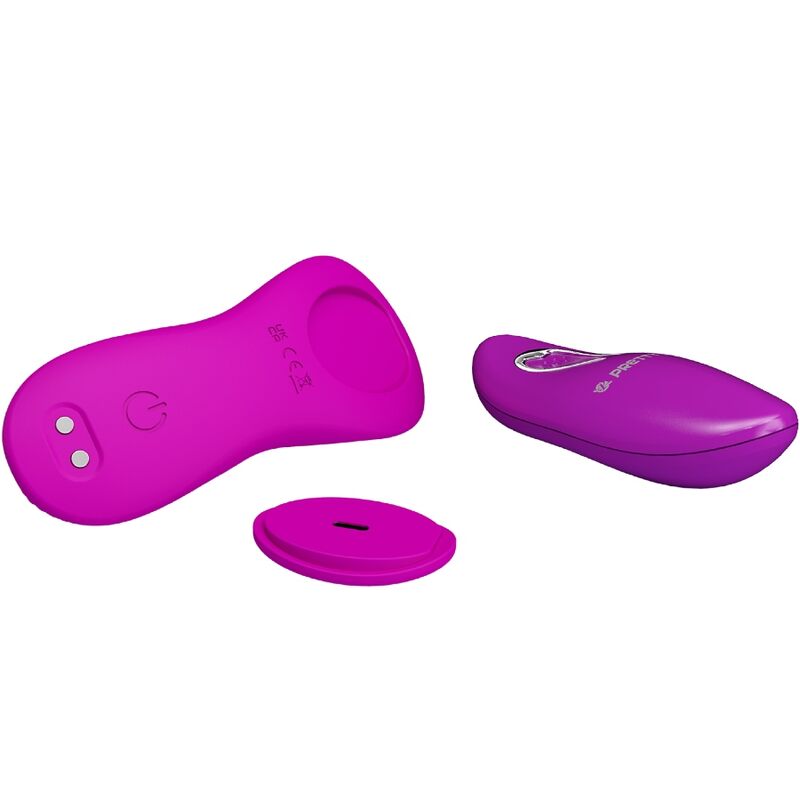 PRETTY LOVE - ROMARIO LAY-ON CLITORIS STIMULATOR REMOTE CONTROL PINK - NOCTURNA DESIRES