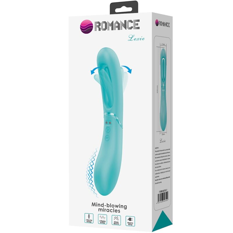 ROMANCE - LEXIE G-SPOT VIBRATOR 7 VIBRATIONS BLUE - NOCTURNA DESIRES