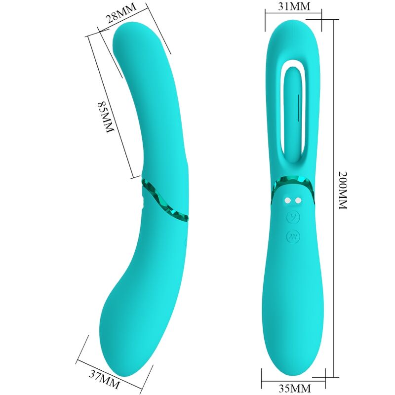 ROMANCE - LEXIE G-SPOT VIBRATOR 7 VIBRATIONS BLUE - NOCTURNA DESIRES