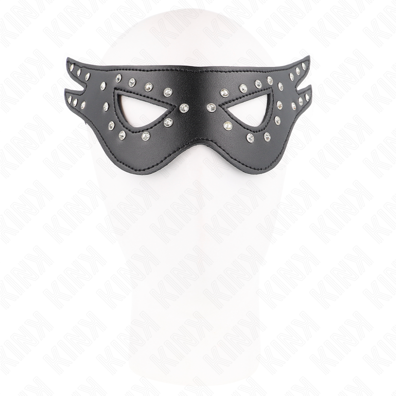 KINK - SEXY LEATHERETTE MASK MODEL 2 27 x 13 CM - NOCTURNA DESIRES