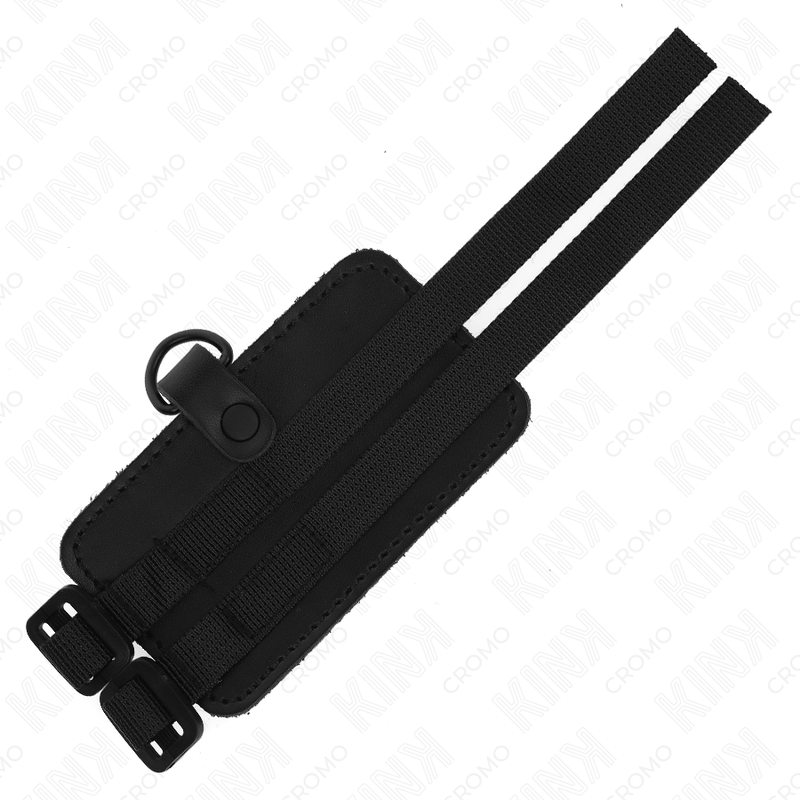 KINK - LEATHER PENIS RING WITH ADJUSTABLE STRAPS - NOCTURNA DESIRES