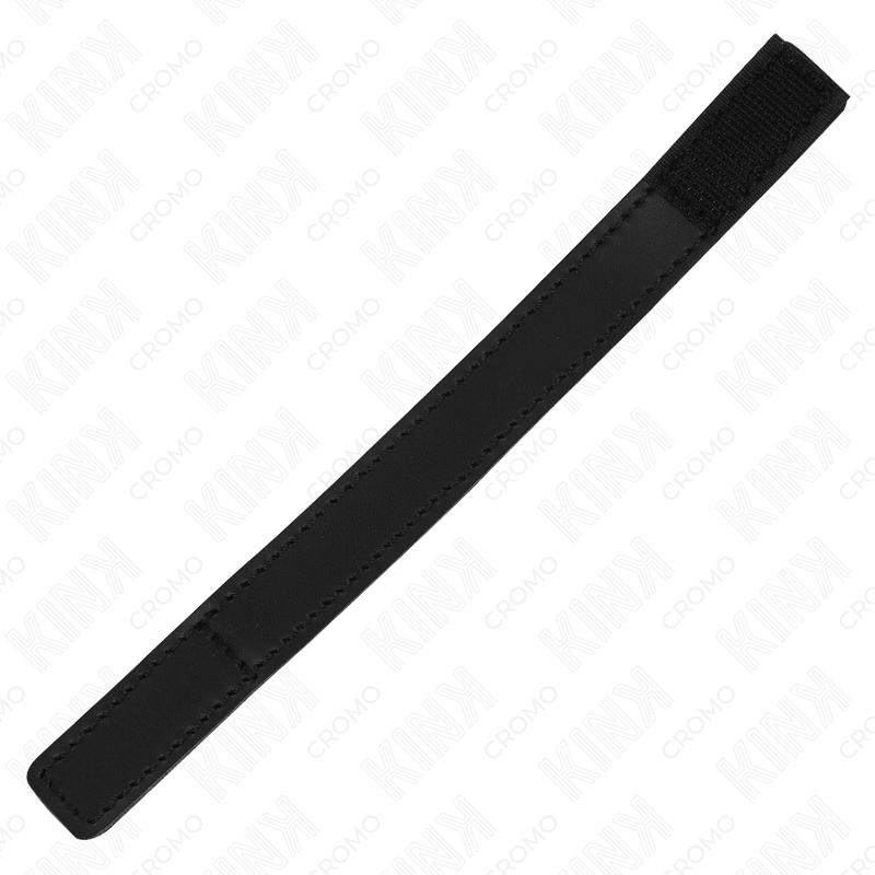 KINK - LEATHER PENIS RING WITH VELCRO CLOSURE 20 X 2 CM - NOCTURNA DESIRES