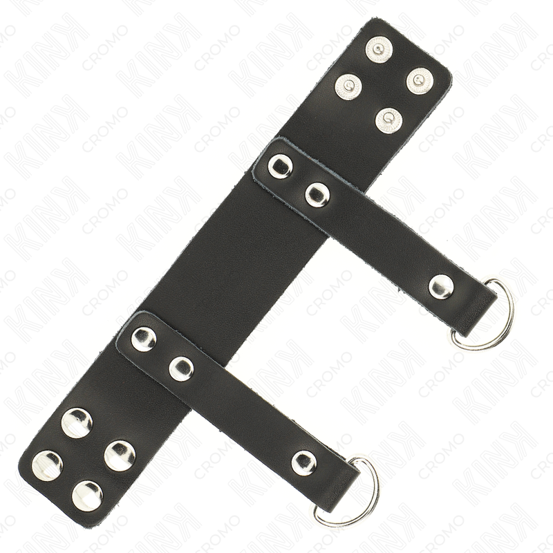 KINK - PENIS RING WITH "D" SHAPE RINGS 18.5 X 3.3 CM - NOCTURNA DESIRES
