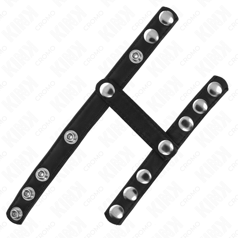 KINK - PENIS RING WITH 3 ADJUSTABLE BALL SPLITTER STRAPS - NOCTURNA DESIRES