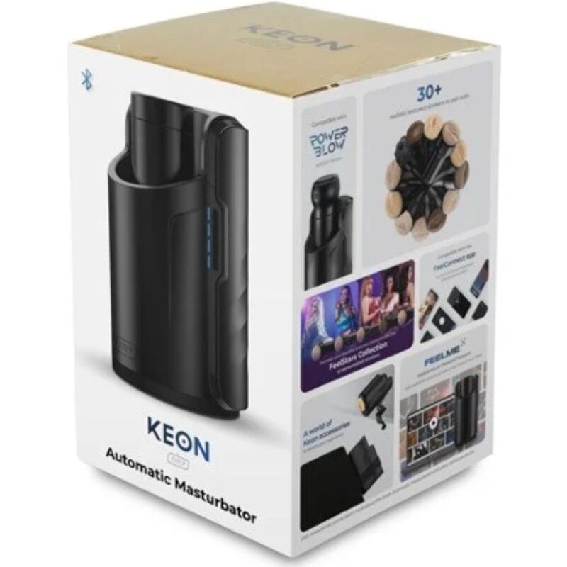 KIIROO - KEON COMBO SET BY KIIROO + FEEL STROKER BLACK - NOCTURNA DESIRES