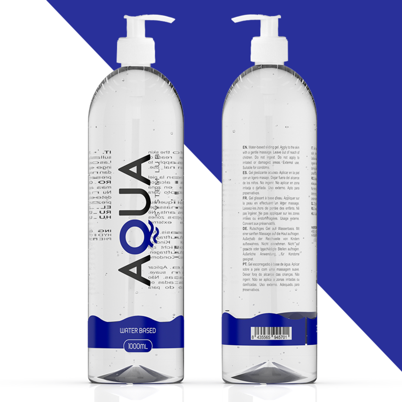 AQUA QUALITY - WATER BASED LUBRICANT 1000 ML - NOCTURNA DESIRES