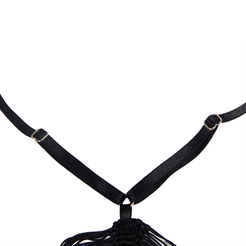 SUBBLIME - 954239 STRAPPY DRESS + THONG BLACK L/XL - NOCTURNA DESIRES