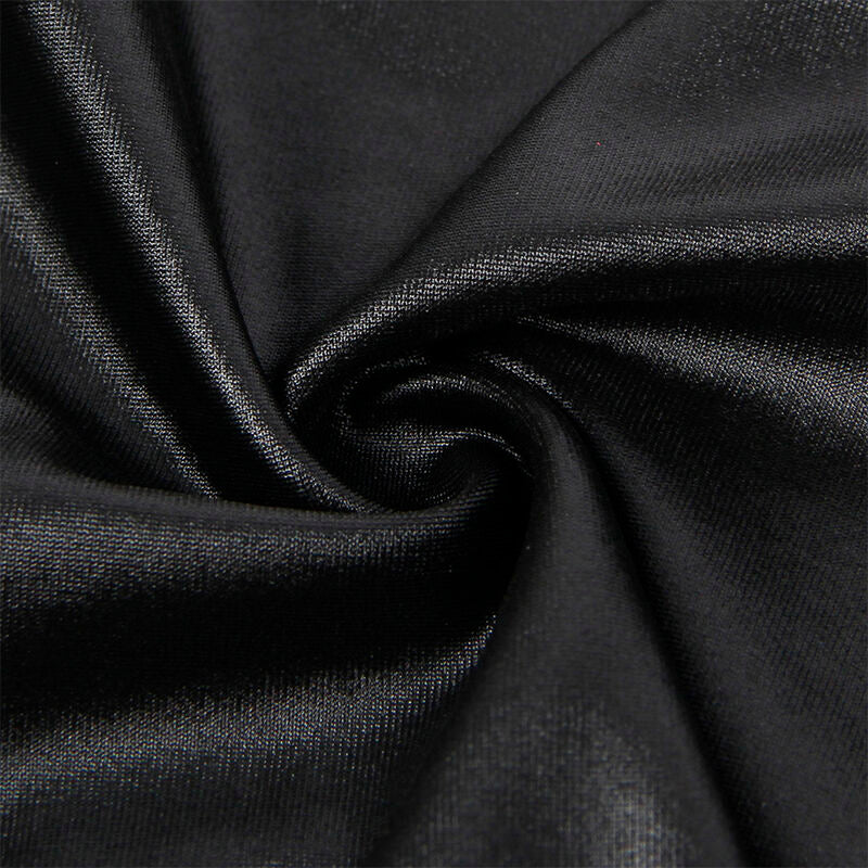 SUBBLIME - 954406 LEATHER BONDAGE DRESS BLACK S/M - NOCTURNA DESIRES