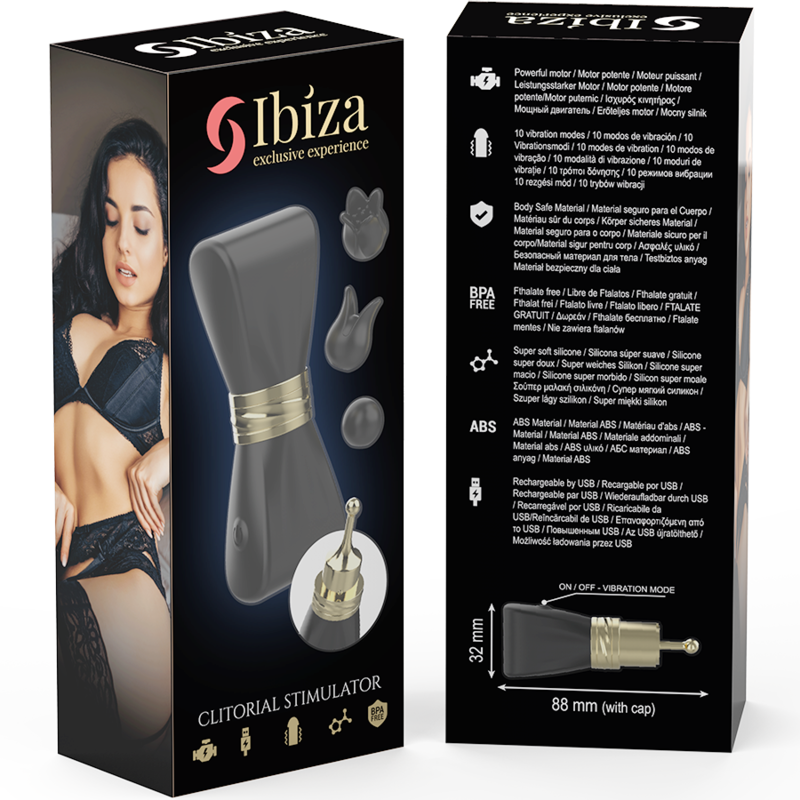 IBIZA - CLIT STIMULATOR 3 HEADS BOW - NOCTURNA DESIRES