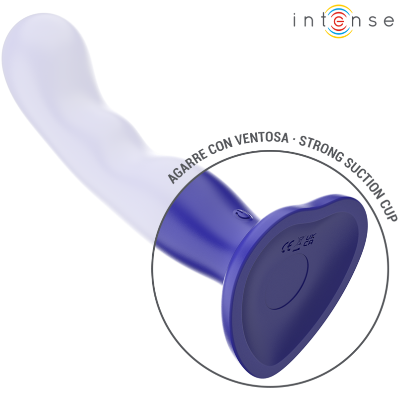 INTENSE - SHORTY VIBRATOR WITH SUCTION CUP BLUE REMOTE CONTROL - NOCTURNA DESIRES