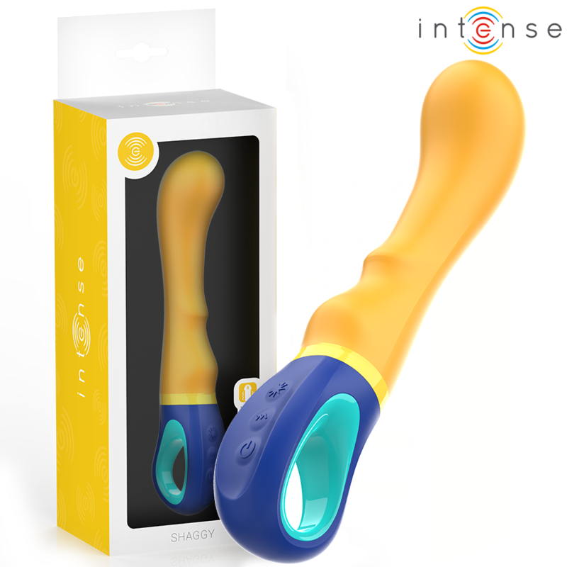 INTENSE - SHAGGY G-SPOT VIBRATOR YELLOW - NOCTURNA DESIRES