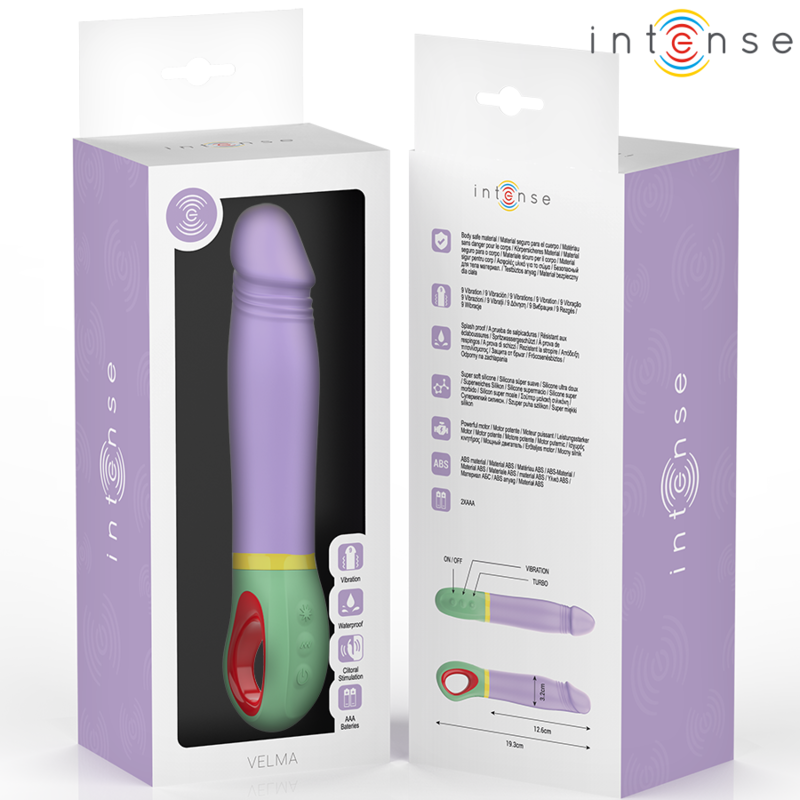 INTENSE - VELMA CLASSIC PURPLE VIBRATOR - NOCTURNA DESIRES