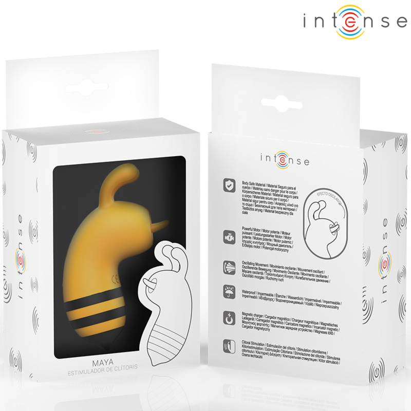 INTENSE - MAYA STIMULATOR WITH 360º ROTATING TONGUE - NOCTURNA DESIRES