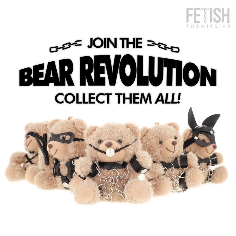 FETISH SUBMISSIVE - FOZZIE TEDDY BEAR BDSM MODEL 3 - NOCTURNA DESIRES