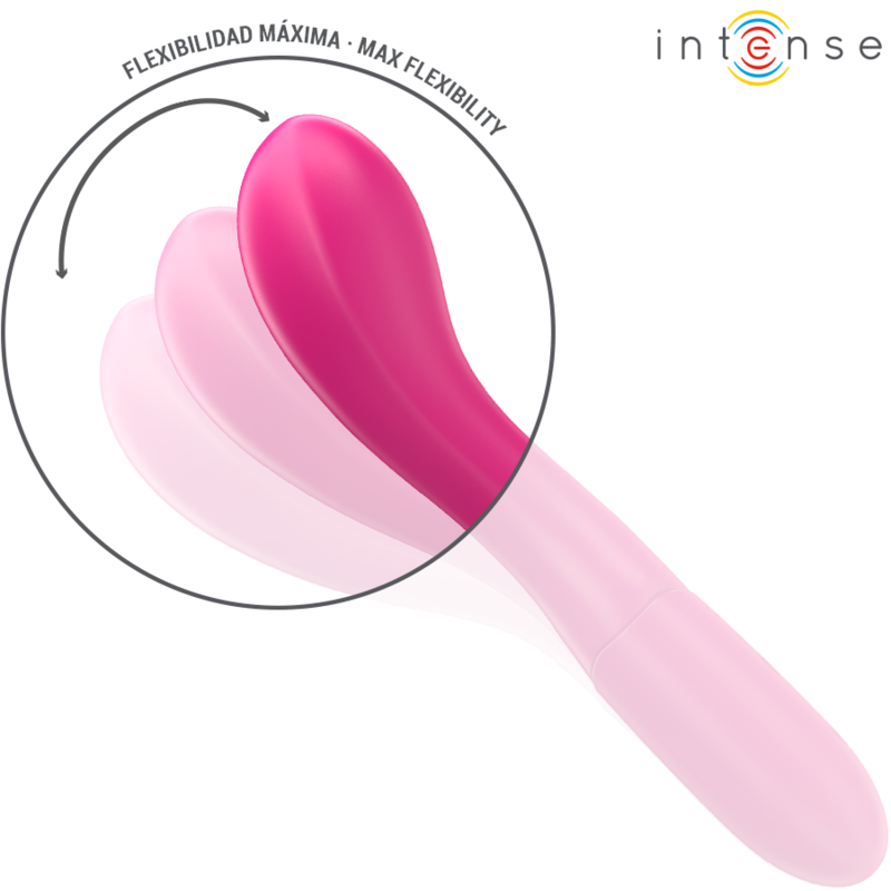 INTENSE - LISETTE VIBRATOR 19 CM FLEXIBLE 10 VIBRATIONS PINK - NOCTURNA DESIRES