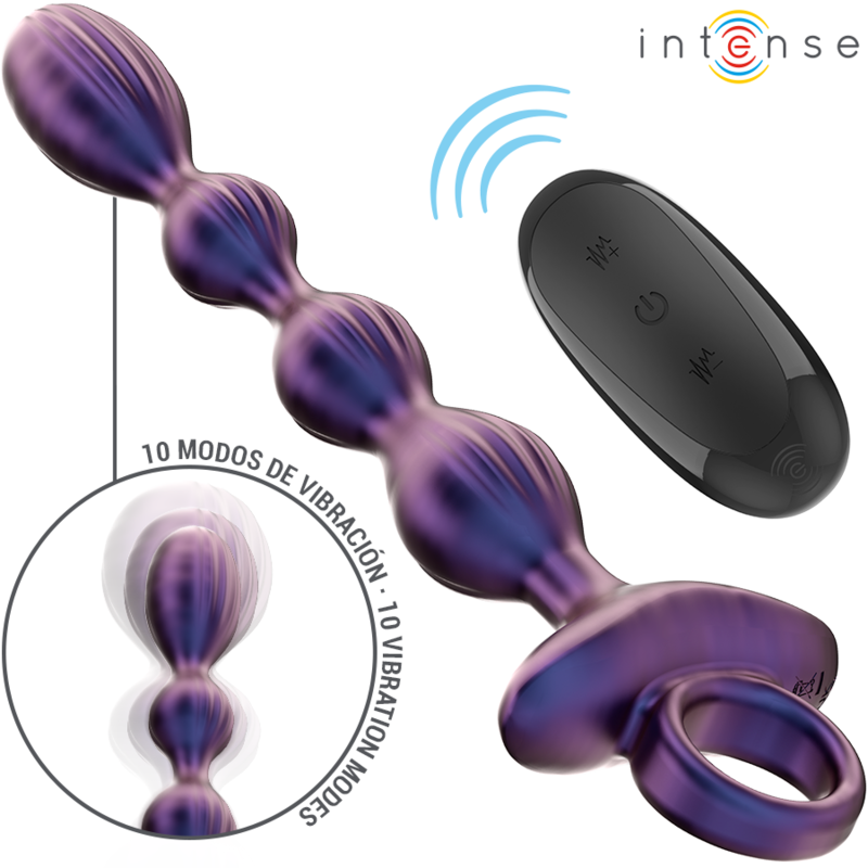 INTENSE - JACKIE VIBRATING ANAL PLUG MODEL 1 REMOTE CONTROL - NOCTURNA DESIRES